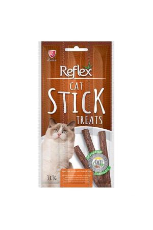 Reflex Ördekli ve Tavuklu Stick Kedi Ödül Maması 3 Adet 5 Gr