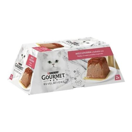 Purina Gourmet Revelations Somon Balıklı Kedi Konservesi 2 x 57 g