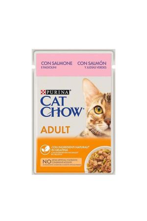 Cat Chow Somonlu Yetişkin Kedi Konserve Maması 85 Gr