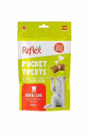 Reflex Pocket Treats Ağız ve Diş Sağlığı Kedi Ödül Maması 60 Gr