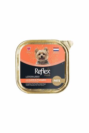 Reflex Plus Kuzu Etli ve Bal Kabaklı Küçük Irklar İçin Yetişkin Köpek Yaş Maması 85 Gr