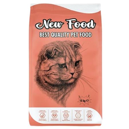 New Food Yetişkin Tavuklu Kedi Maması 15 kg