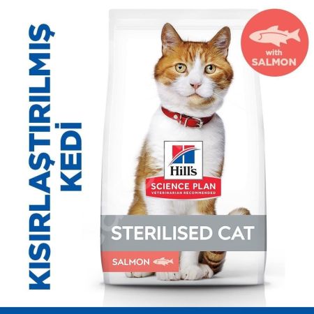 Hill's Somonlu 10 kg Kısırlaştırılmış Yetişkin Kedi Maması