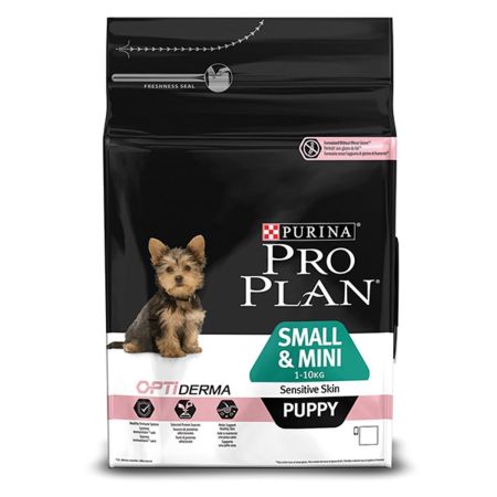 Pro Plan Small & Mini Puppy Sensitive Skin Somonlu Küçük Irk Yavru Köpek Maması 3 Kg