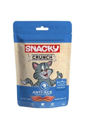 Snacky Crunch Anti-Age Somonlu Kedi Ödül Maması