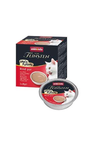 Animonda Feinsten Biftekli Snack Pudding Kedi Ödül Maması 85 Gr