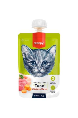 Wanpy Taze Ton Balıklı Tavuklu Kedi Et Ezmesi 90 Gr