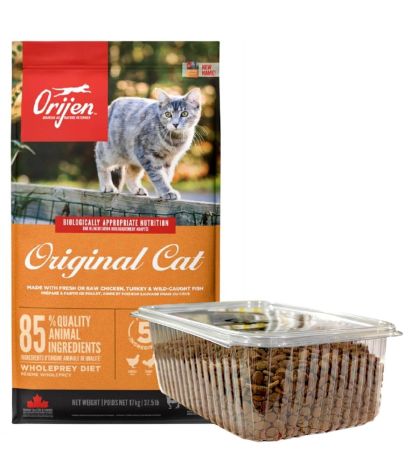 Orijen Original Cat Yavru ve Yetişkin Tahılsız Kedi Maması 1 kg (Açık)