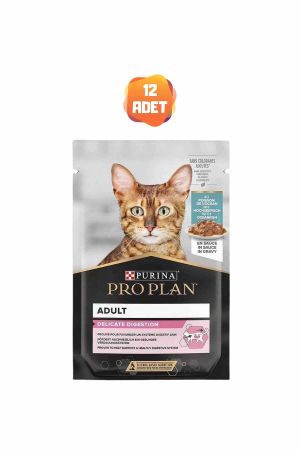 Pro Plan Delicate Balıklı Yetişkin Kedi Yaş Maması 85 Gr x 12 Adet