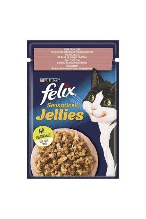 Felix Sensation Somon ve Karidesli Kedi Konserve Maması  85 Gr