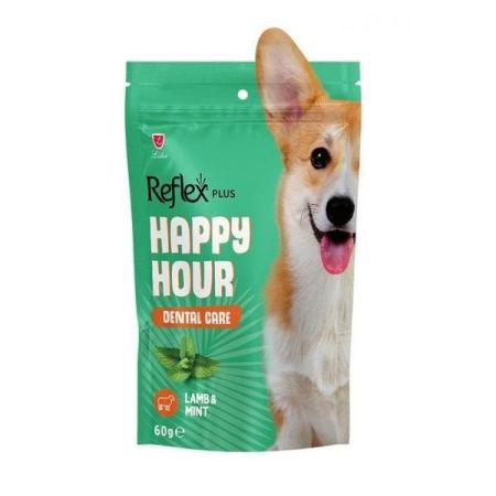 Reflex Happy Hour Ağız ve Diş Sağlığı Destekleyici Köpek Ödül Maması 60 Gr