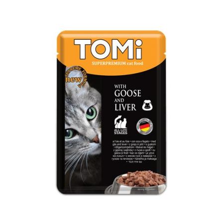 Tomi Kazlı Ve Ciğerli Pouch Kedi Konservesi 100 G