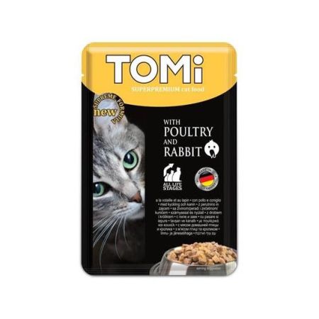 Tomi Kanatlı Ve Tavşanlı Pouch Kedi Konservesi 100 G