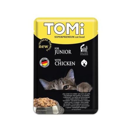 Tomi Junior Tavuklu Pouch Yavru Kedi Konservesi 100 G