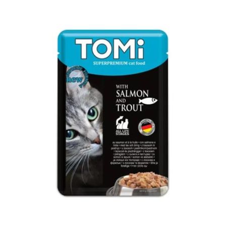 Tomi Somon Ve Alabalıklı Pouch Kedi Konservesi 100 G