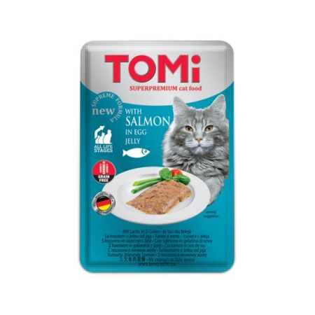 Tomi Somonlu Ve Yumurtalı Pate Kedi Konservesi 100 G