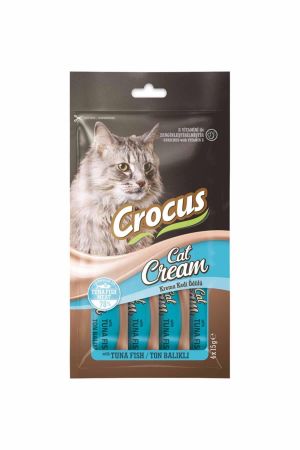 Crocus Ton Balıklı Krema Kedi Ödülü 4x15 Gr