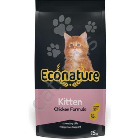 Econature Plus Tavuklu 15 kg Yavru Kedi Maması