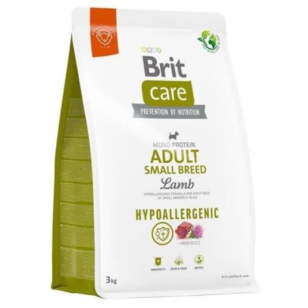 Brit Care Hypo-Allergenic Kuzulu ve Pirinçli Küçük Irk Yetişkin Köpek Maması 3 kg