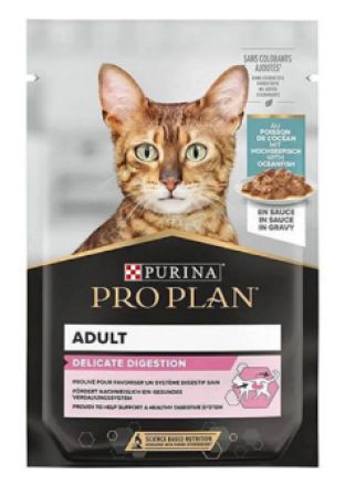 Pro Plan Pouch Delicate Okyanus Balıklı Yetişkin Kedi Konservesi 26 Adet 85 Gr