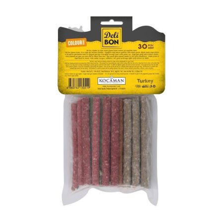 DELİBON DERİ MUNCHY ÇUBUK ORTA BOY 30Lİ PAKET KARIŞIK RENK KALIN