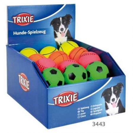 Trixie Köpek Yüzen Natürel Kauçuk Fosforlu Top 6cm