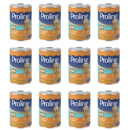 Proline Kuzu Etli Ve Balkabaklı Köpek Konservesi 400 g (12 Adet)