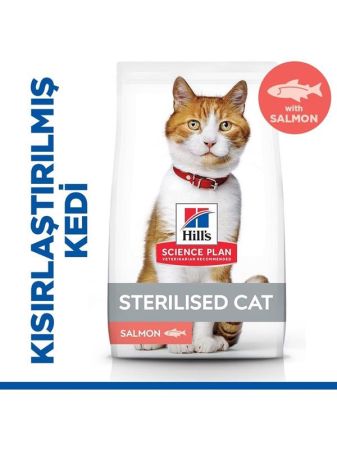 Hill's Scıence Plan Somonlu Kısırlaştırılmış Yetişkin Kedi Maması 10 kg (8+2 kg)