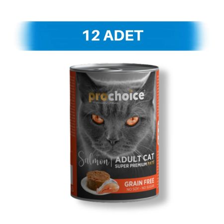 Prochoice Somonlu Yetişkin Kedi Konservesi 12 x 400 gr