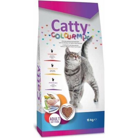 Catty Colourmix Renkli Taneli Yetişkin Kedi Maması 15 kg