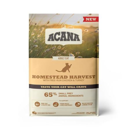 Acana Homestead Harvest Tavuklu Yetişkin Kuru Kedi Maması 4,5 kg