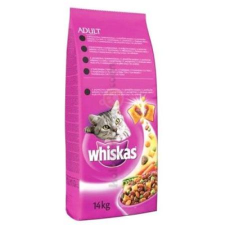 Whiskas Tavuk Etli ve Sebzeli Kedi Maması 14 Kg