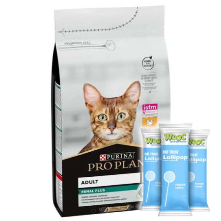 Pro Plan Tavuk Etli Kedi Maması 3 Kg + 3 Adet Wooc Lolipop