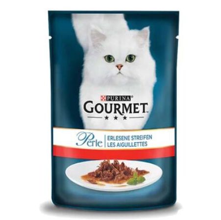 Gourmet Perle Izgara Sığır Etli Yaş Kedi Maması 85 Gr