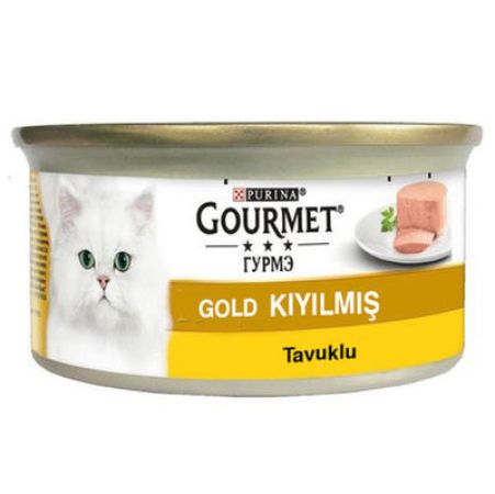 Gourmet Gold Kıyılmış Tavuklu Konserve Kedi Maması 85 Gr