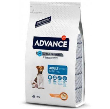 Advance Mini Küçük Irk Tavuklu Köpek Maması 3 Kg + Temizlik Mendili