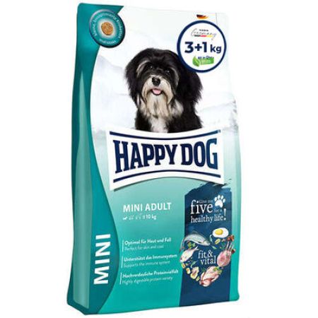 Happy Dog Mini Adult Küçük Irk Köpek Maması 4 Kg
