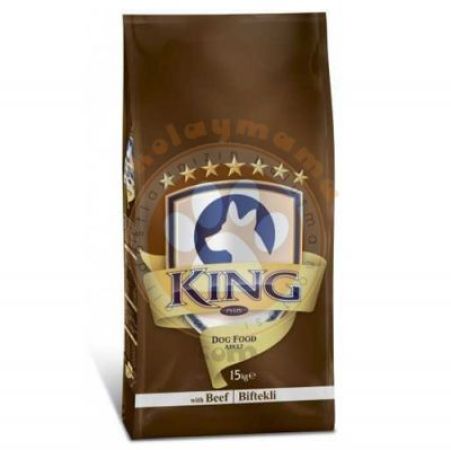 King Adult Biftekli Yetişkin Köpek Maması 15 Kg