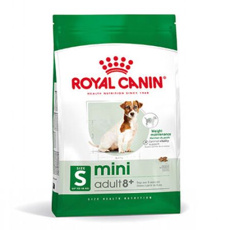 Royal Canin Mini Adult +8 Küçük Irk Yaşlı Köpek Maması 2 Kg + Wanpy Creamy Treat 5x14 Gr