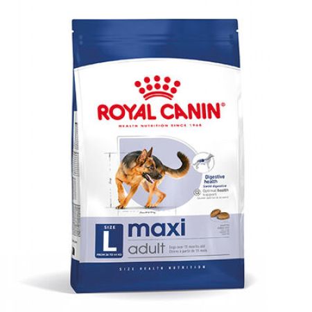 Royal Canin Maxi Adult Büyük Irk Köpek Maması 15 Kg + Wanpy Creamy Treat 5x14 Gr