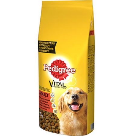 Pedigree Biftekli ve Kümes Hayvanlı Köpek Maması 15 Kg