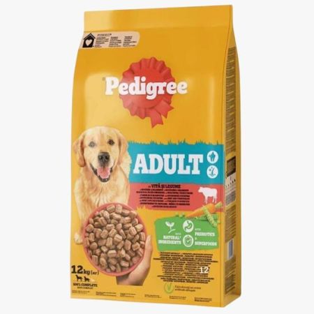 Pedigree Sığır Eti ve Sebzeli Köpek Maması 12 Kg