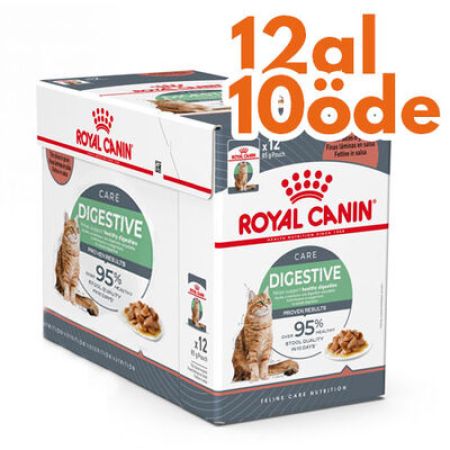 Royal Canin Pouch Gravy Digestive Hassas Kedi Maması 85 Gr - BOX - 12 Al 10 Öde