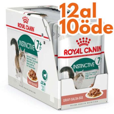 Royal Canin Pouch Gravy Instinctive +7 Yaşlı Kedi Yaş Maması 85 Gr - BOX - 12 Al 10 Öde