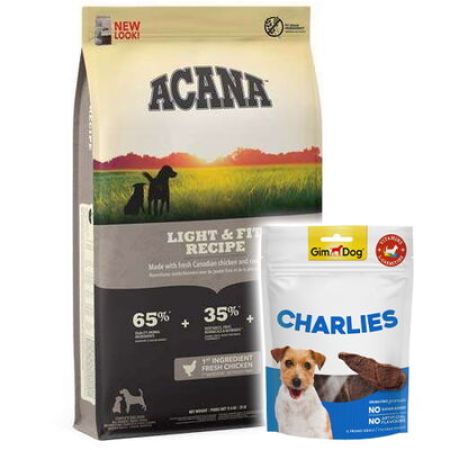 Acana Heritage Light Fit Tahılsız Köpek Maması 2 Kg + Gimdog 70 Gr Köpek Ödülü