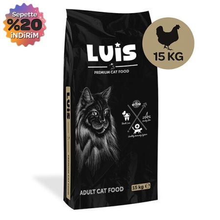 Luis Tavuklu Yetişkin Kedi Maması 15kg