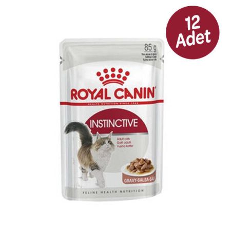 Royal Canin İnstinctive Gravy Kedi Yaş Maması 85 GR * 12 ADET