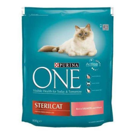 Purina One Somonlu Kısırlaştırılmış Kedi Maması 800 GR