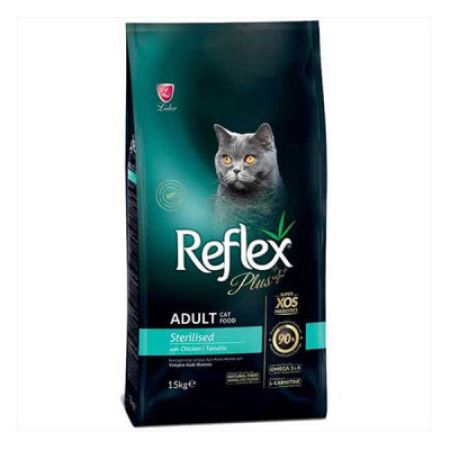 Reflex Plus Tavuklu Kısırlaştırılmış Kedi Maması 15 KG