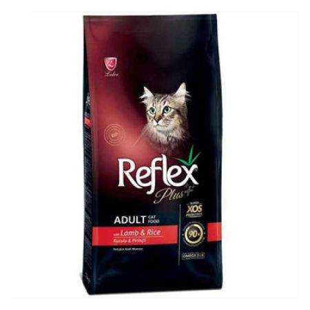 Reflex Plus Kuzu Etli Kedi Maması 15 KG